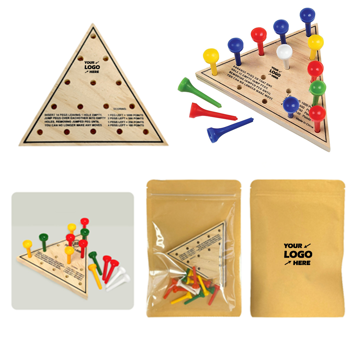 Wooden Peg Game