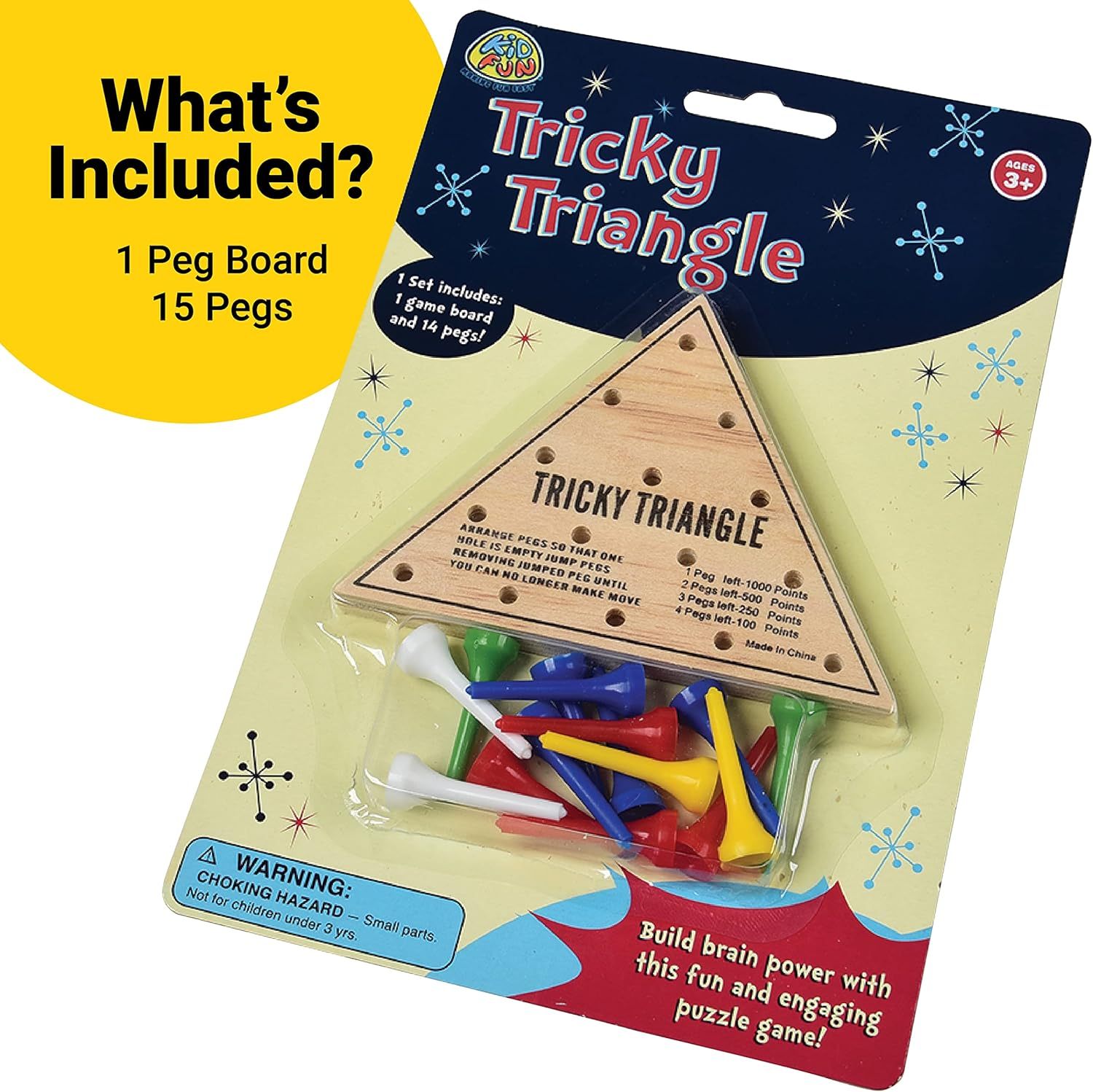 Wooden Peg Game