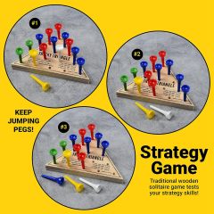 Wooden Peg Game