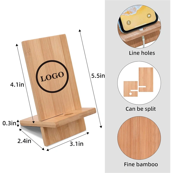 Wooden Phone Holder Stand
