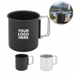 10 Oz Folding Aluminum Outdoor Teacup