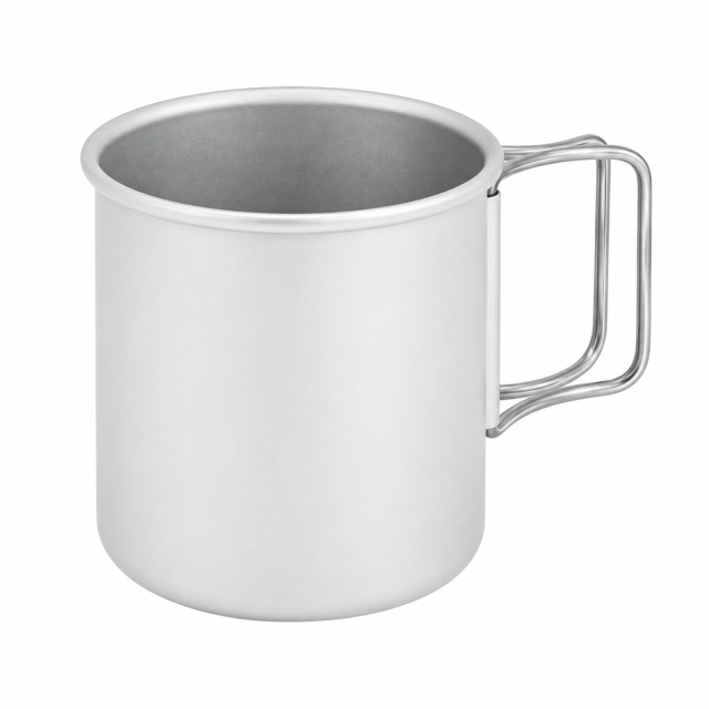 10 Oz Folding Aluminum Outdoor Teacup