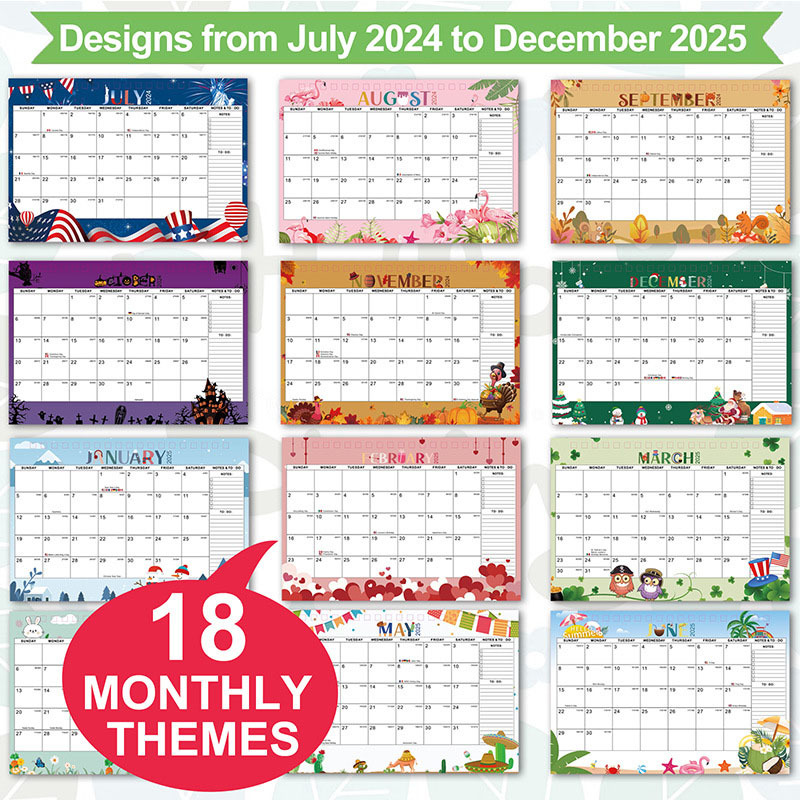 2025 Desk Calendar