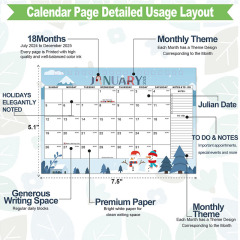 2025 Desk Calendar