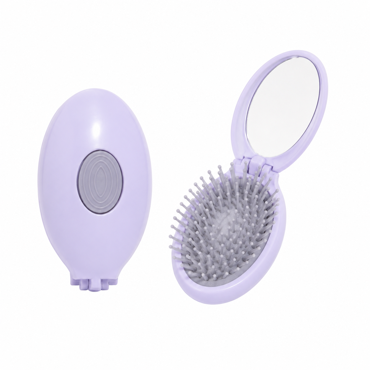 2 In 1 Collapse Mirror Airbag Massage Comb