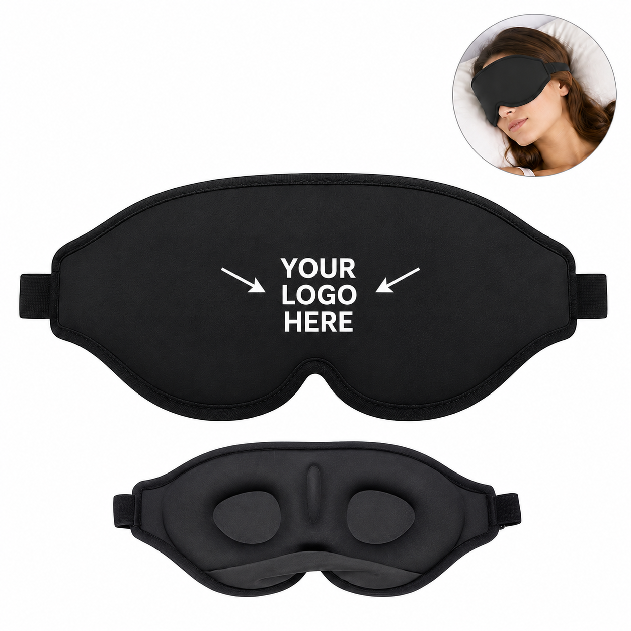 3D Weighted Eye Mask For Sleeping