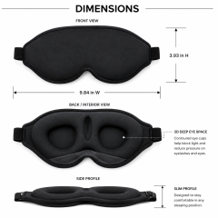 3D Weighted Eye Mask For Sleeping