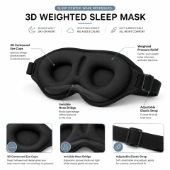 3D Weighted Eye Mask For Sleeping
