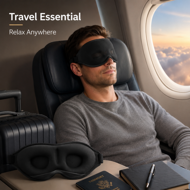 3D Weighted Eye Mask For Sleeping