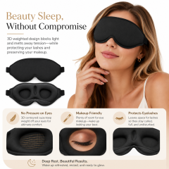 3D Weighted Eye Mask For Sleeping