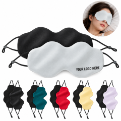 Adjustable Ear-Hook Silk Blackout Sleep Mask