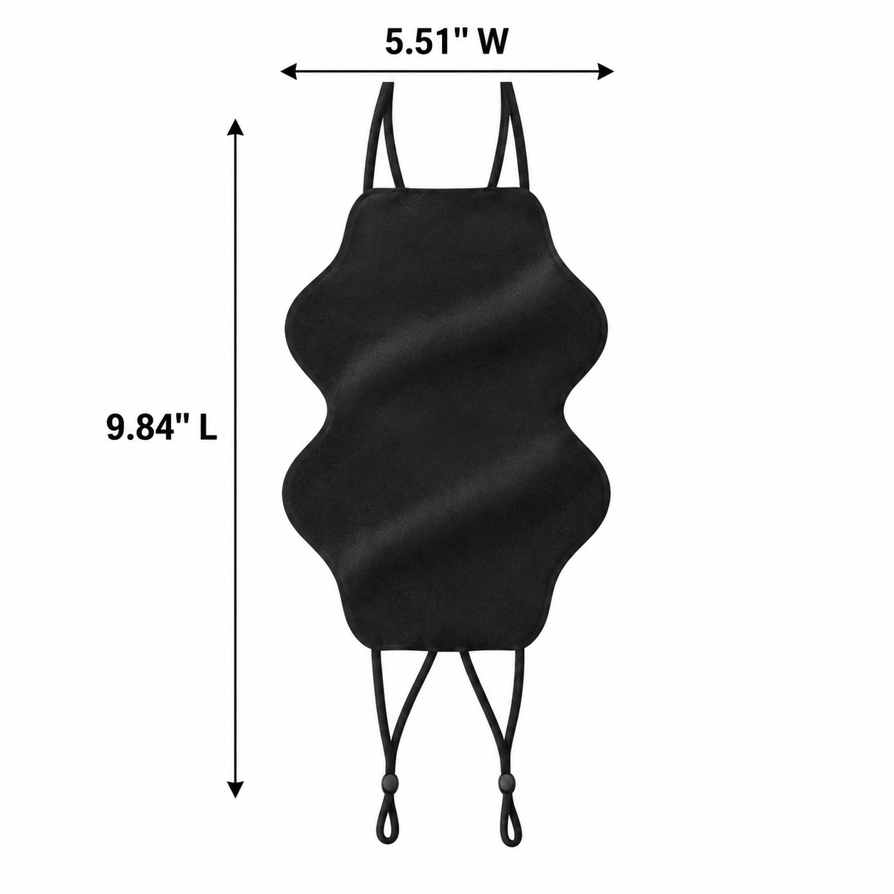Adjustable Ear-Hook Silk Blackout Sleep Mask