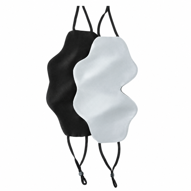 Adjustable Ear-Hook Silk Blackout Sleep Mask