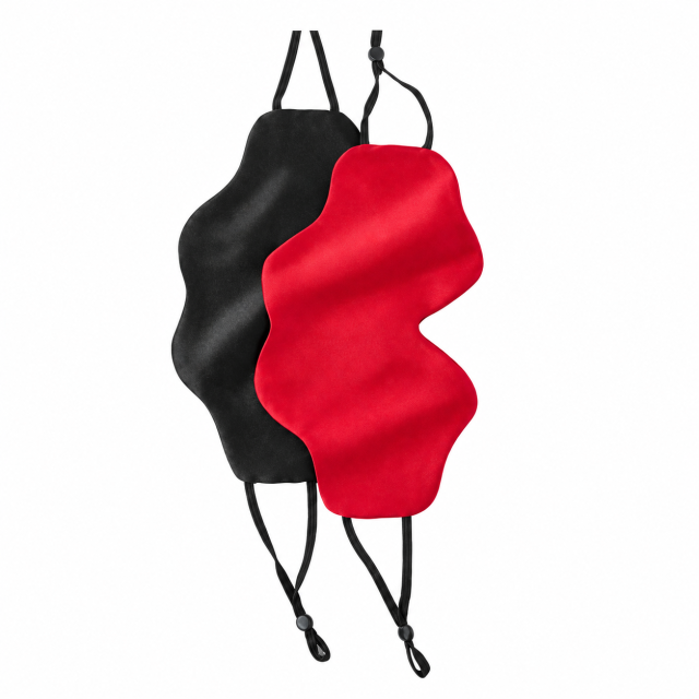 Adjustable Ear-Hook Silk Blackout Sleep Mask