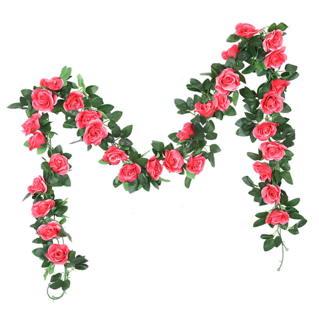 Artificial Rose Vine Flowers Plants Fake Flower Vine