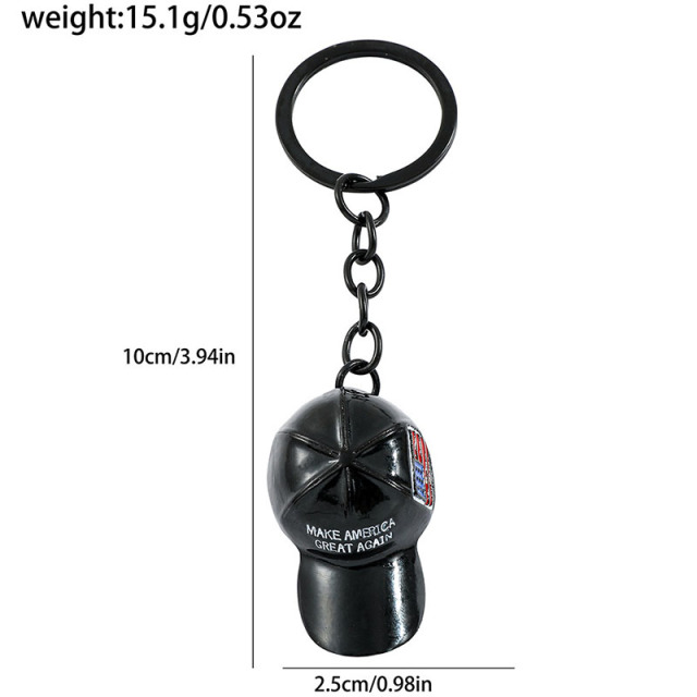 Baseball Cap Design Keychain