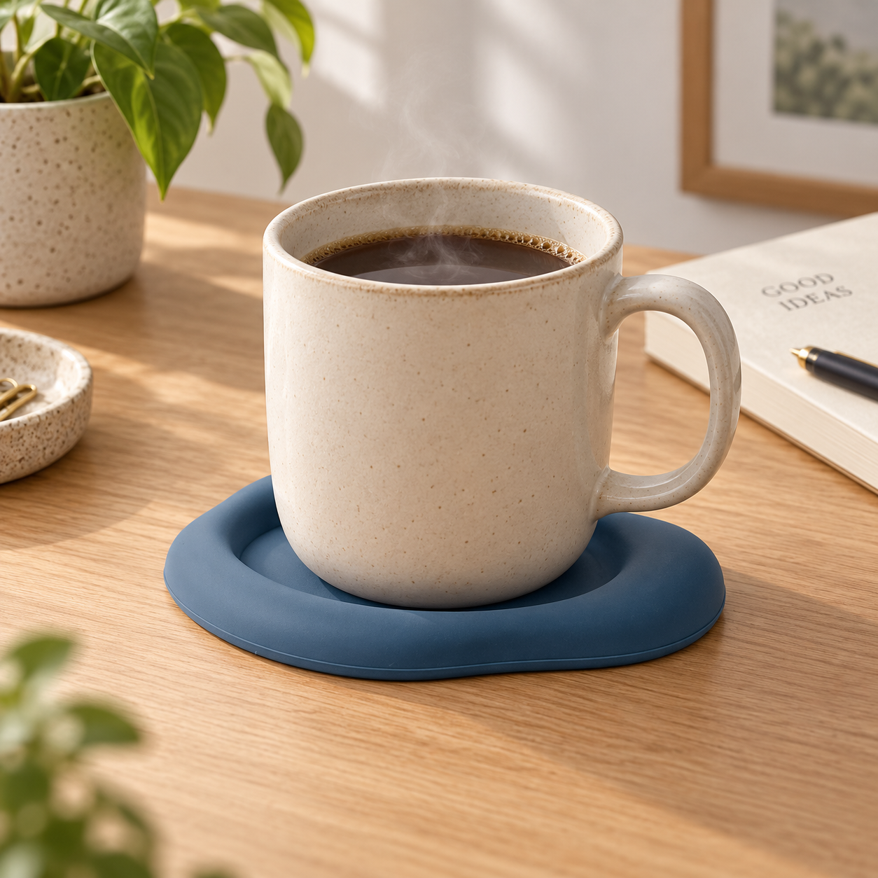 Cloud-Shaped Heat-Resistant Silicone Coaster