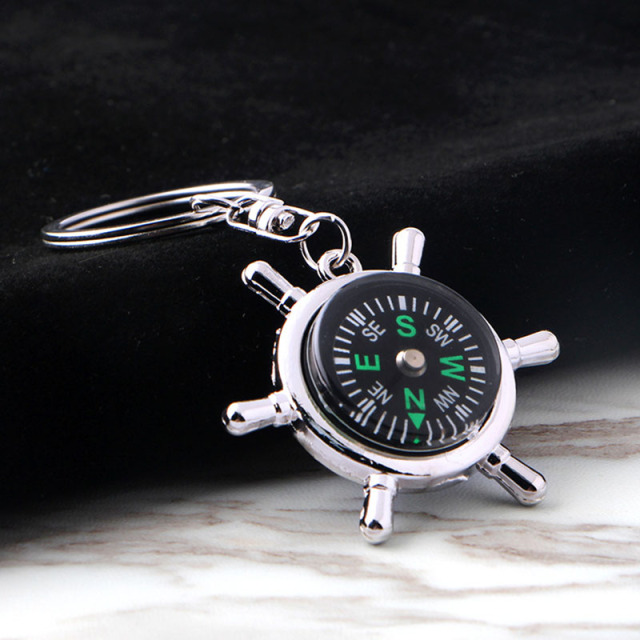 Compass Keychain