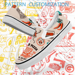 Custom Canvas Slip-On Sneakers