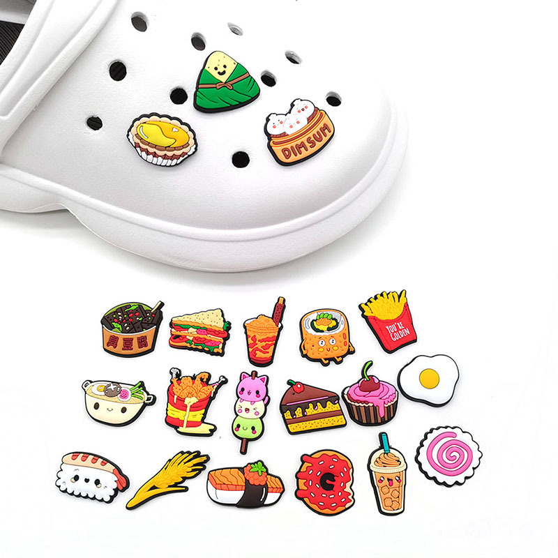 Cute Food Shoe Charms
