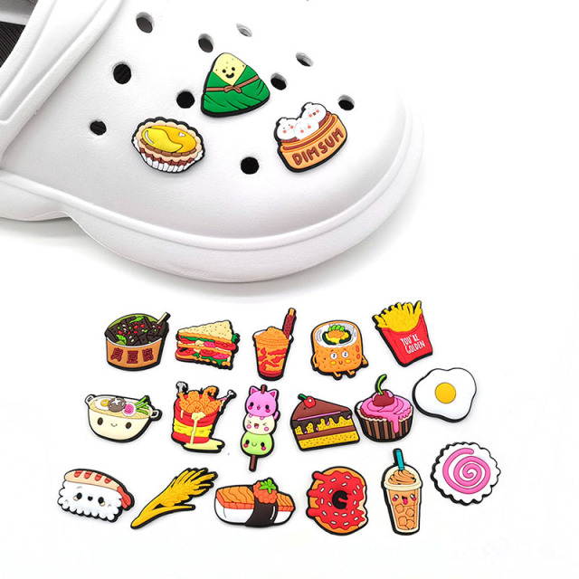 Cute Food Shoe Charms