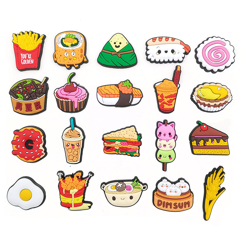 Cute Food Shoe Charms