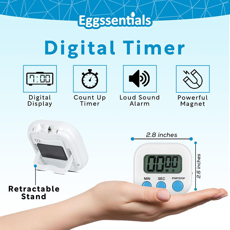 Digital Kitchen Timer With Magnetic Back