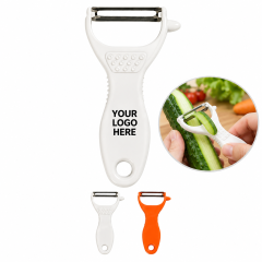 Ergonomic Stainless Steel Vegetable Peeler With Plastic Handle