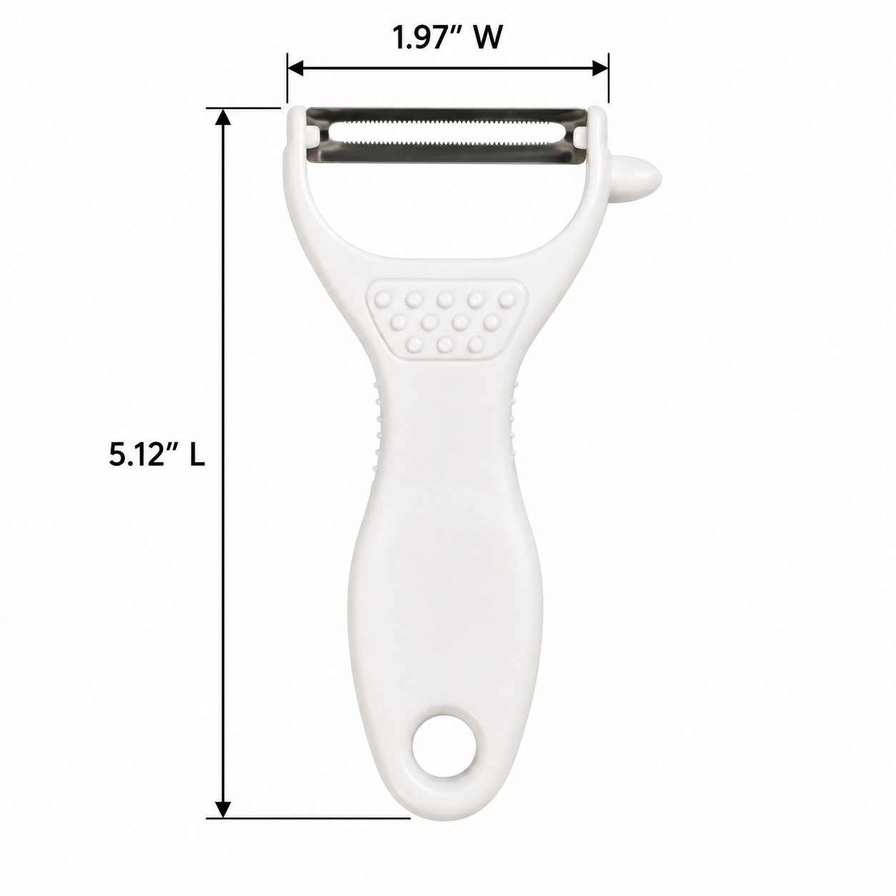 Ergonomic Stainless Steel Vegetable Peeler With Plastic Handle