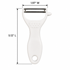Ergonomic Stainless Steel Vegetable Peeler With Plastic Handle