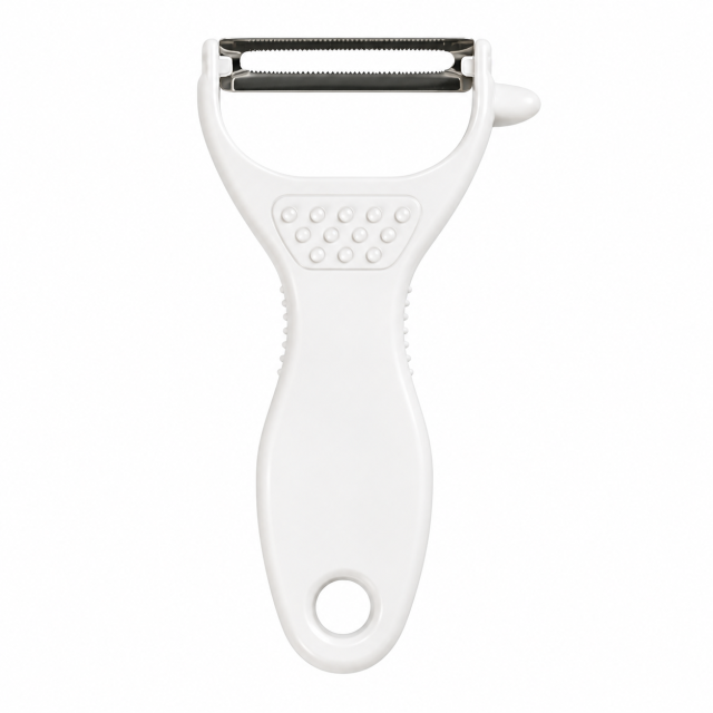 Ergonomic Stainless Steel Vegetable Peeler With Plastic Handle