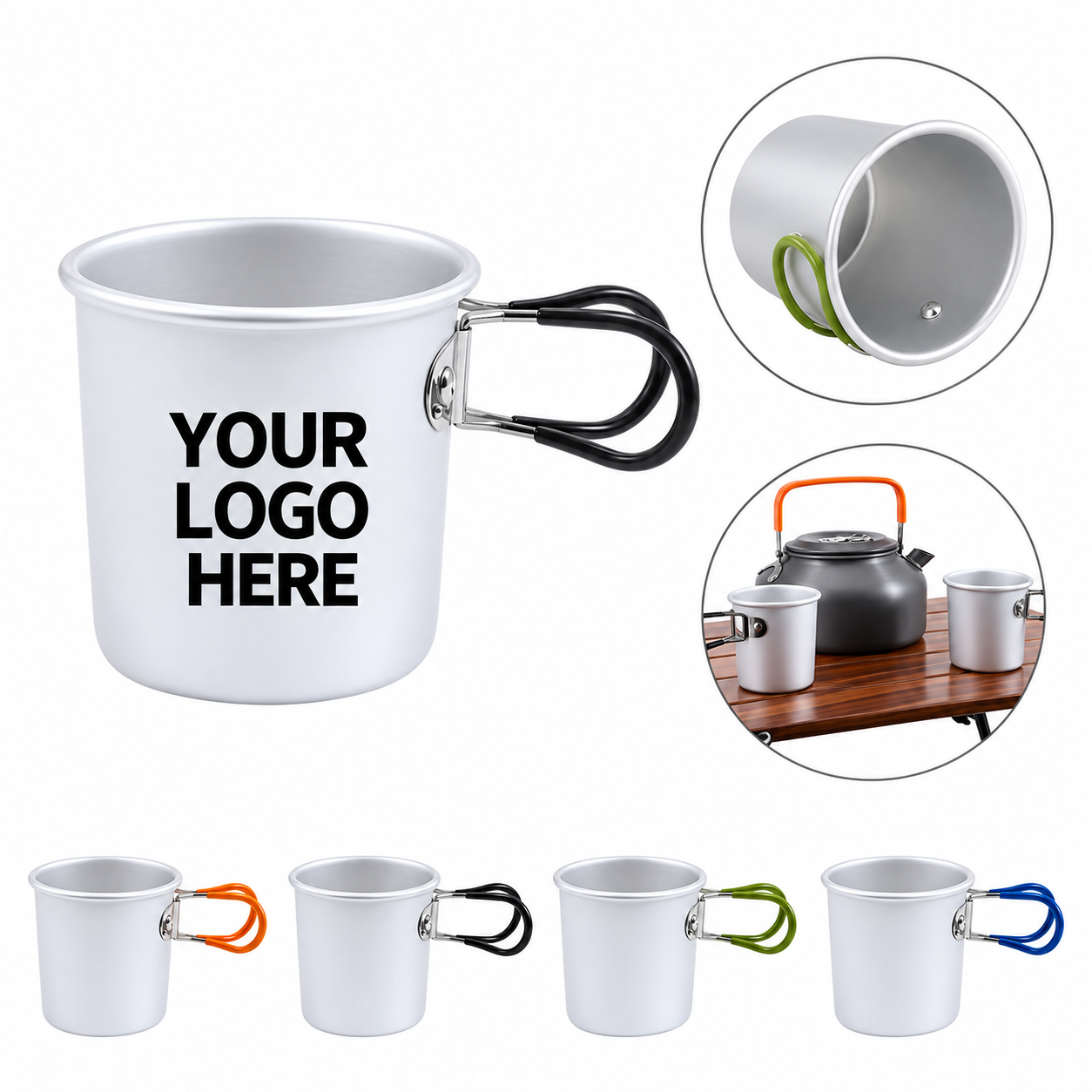 Foldable Aluminum Alloy Camping Mug