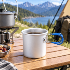 Foldable Aluminum Alloy Camping Mug