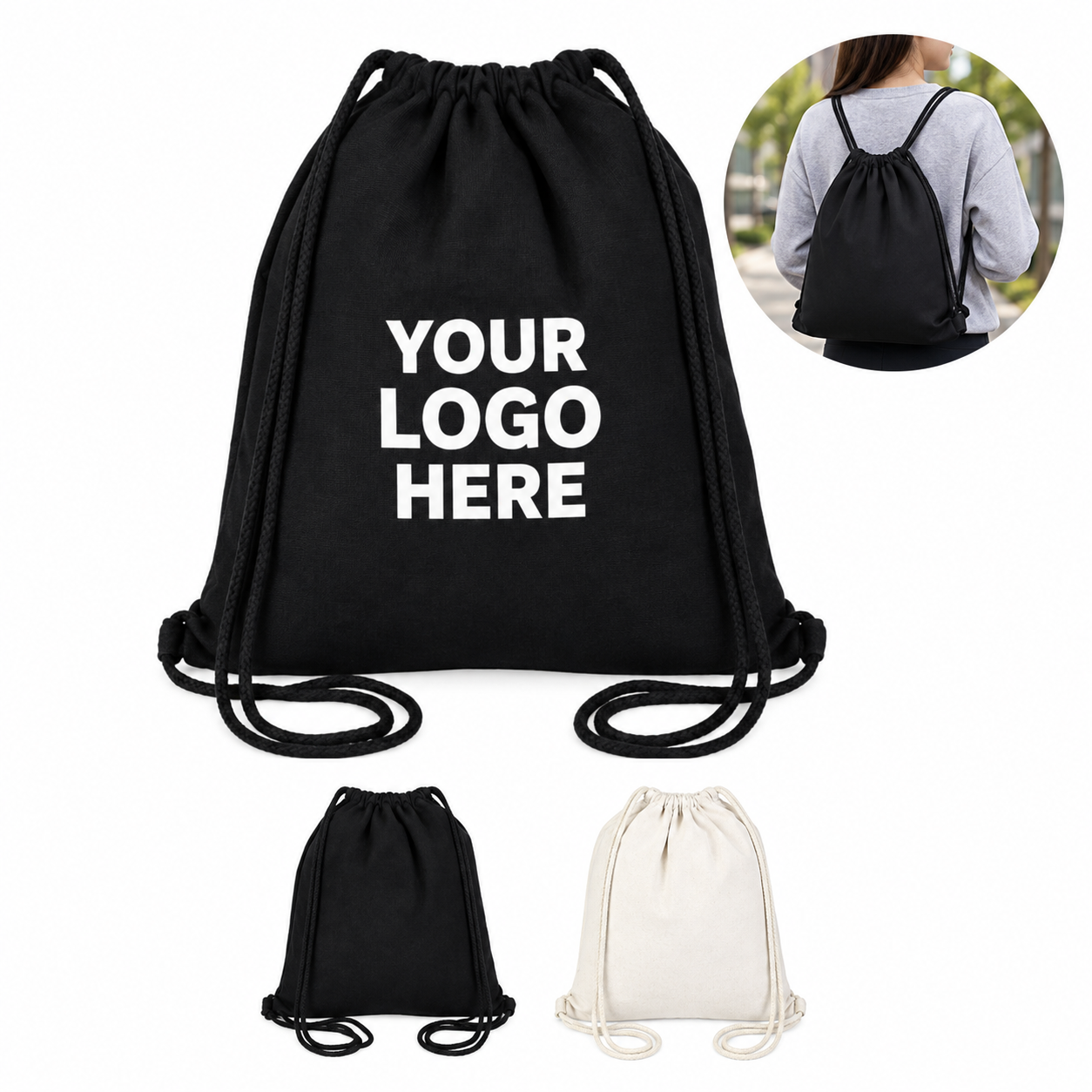 Foldable Cotton Canvas Rock Collecting Pouch