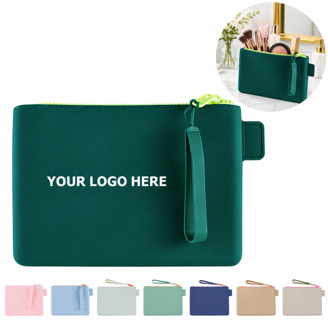 Foldable Silicone Travel Makeup Storage Bag