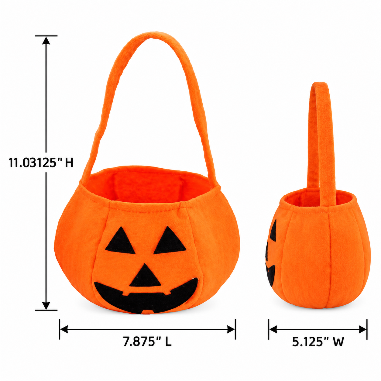 Halloween Pumpkin Non-Woven Candy Tote Bag
