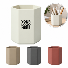 Hexagonal Large Capacity Plastic Pen Holder