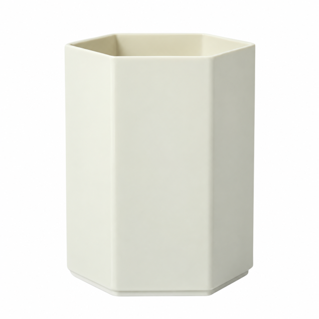 Hexagonal Large Capacity Plastic Pen Holder