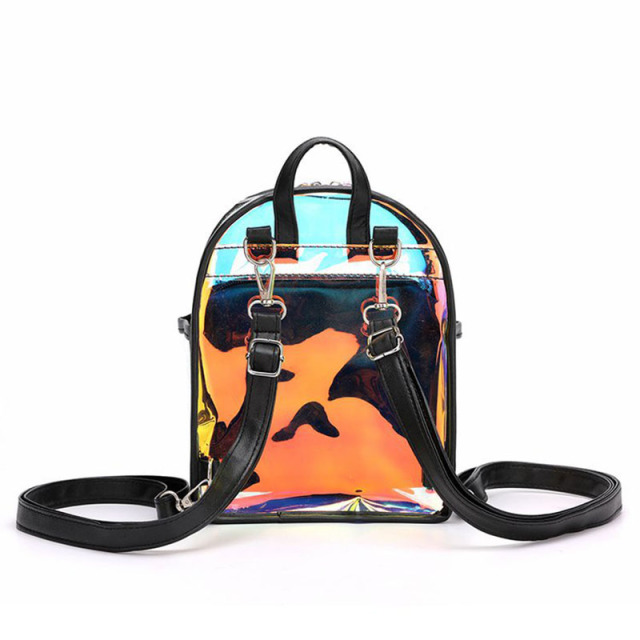 Holographic PVC Small Backpack