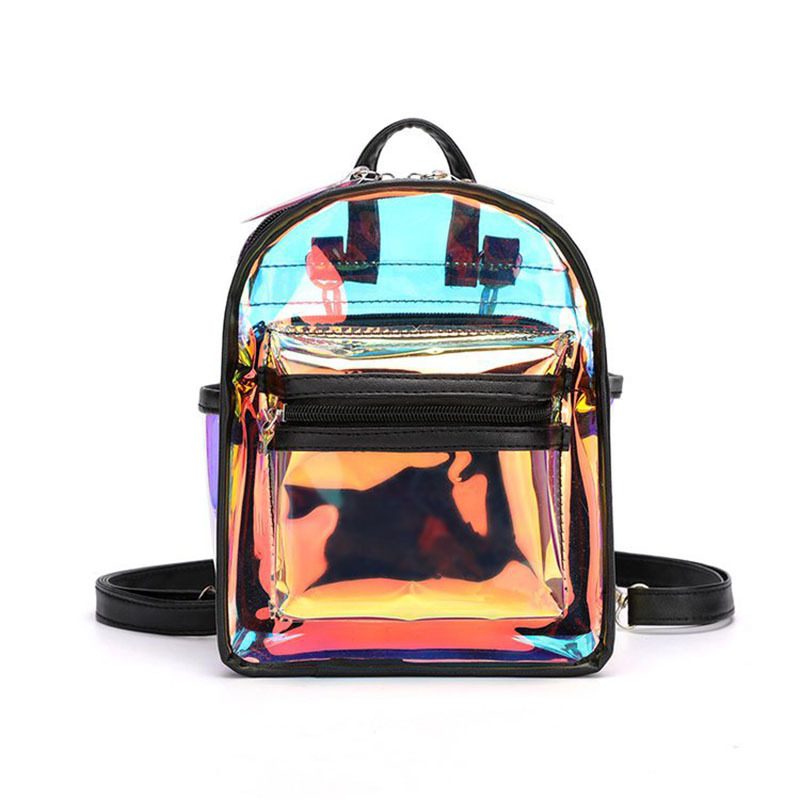 Holographic PVC Small Backpack