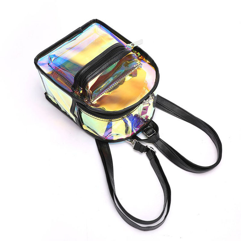 Holographic PVC Small Backpack