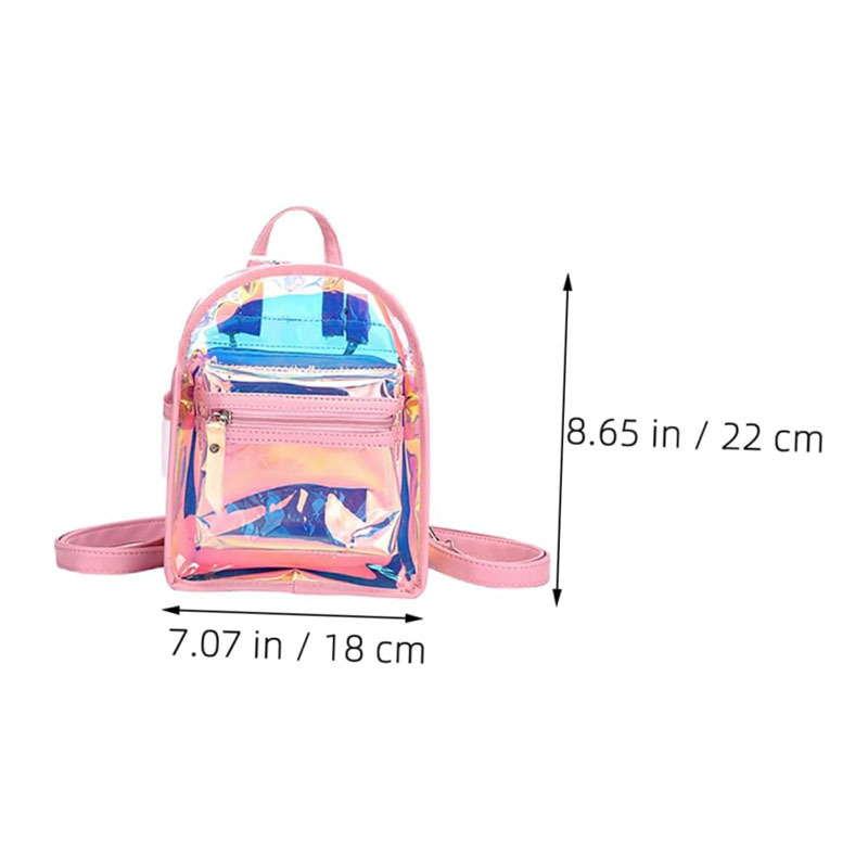 Holographic PVC Small Backpack