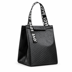 Insulated Oxford Lunch Tote With Aluminum Foil Lining