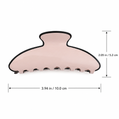 Large Acrylic Hair Claw Clips Full Color Print