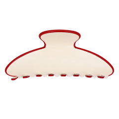 Large Acrylic Hair Claw Clips Full Color Print