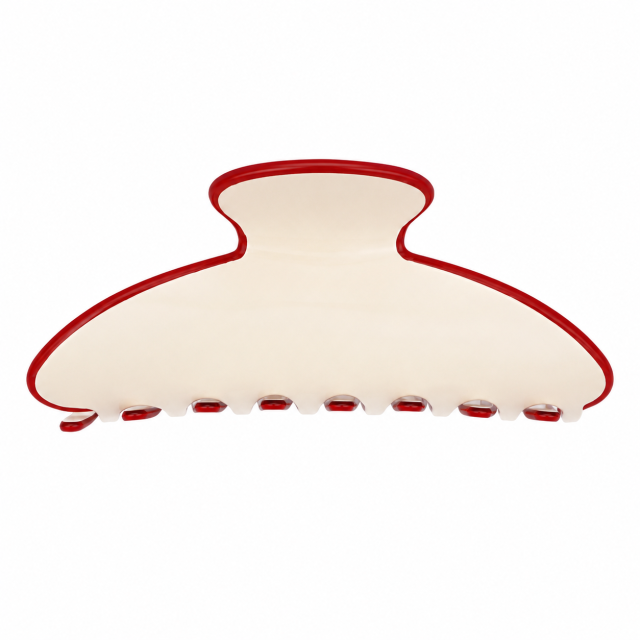 Large Acrylic Hair Claw Clips Full Color Print