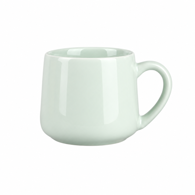Large Capacity Glossy Ceramic Mug