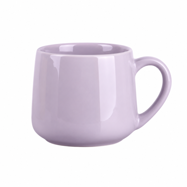 Large Capacity Glossy Ceramic Mug