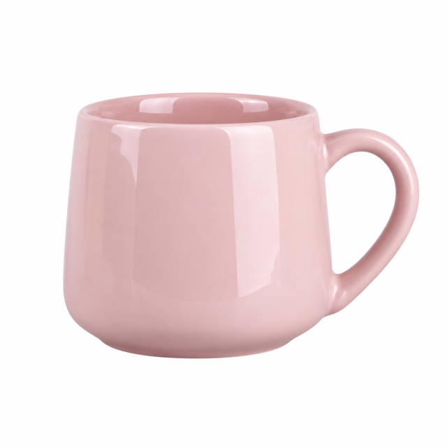 Large Capacity Glossy Ceramic Mug