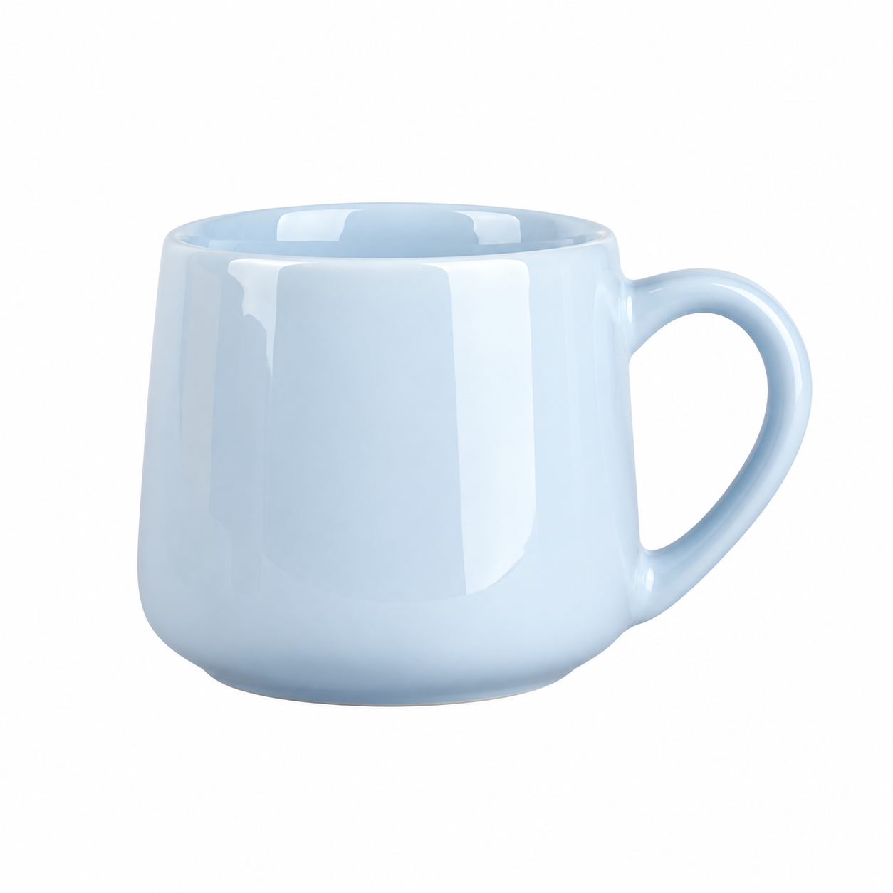 Large Capacity Glossy Ceramic Mug